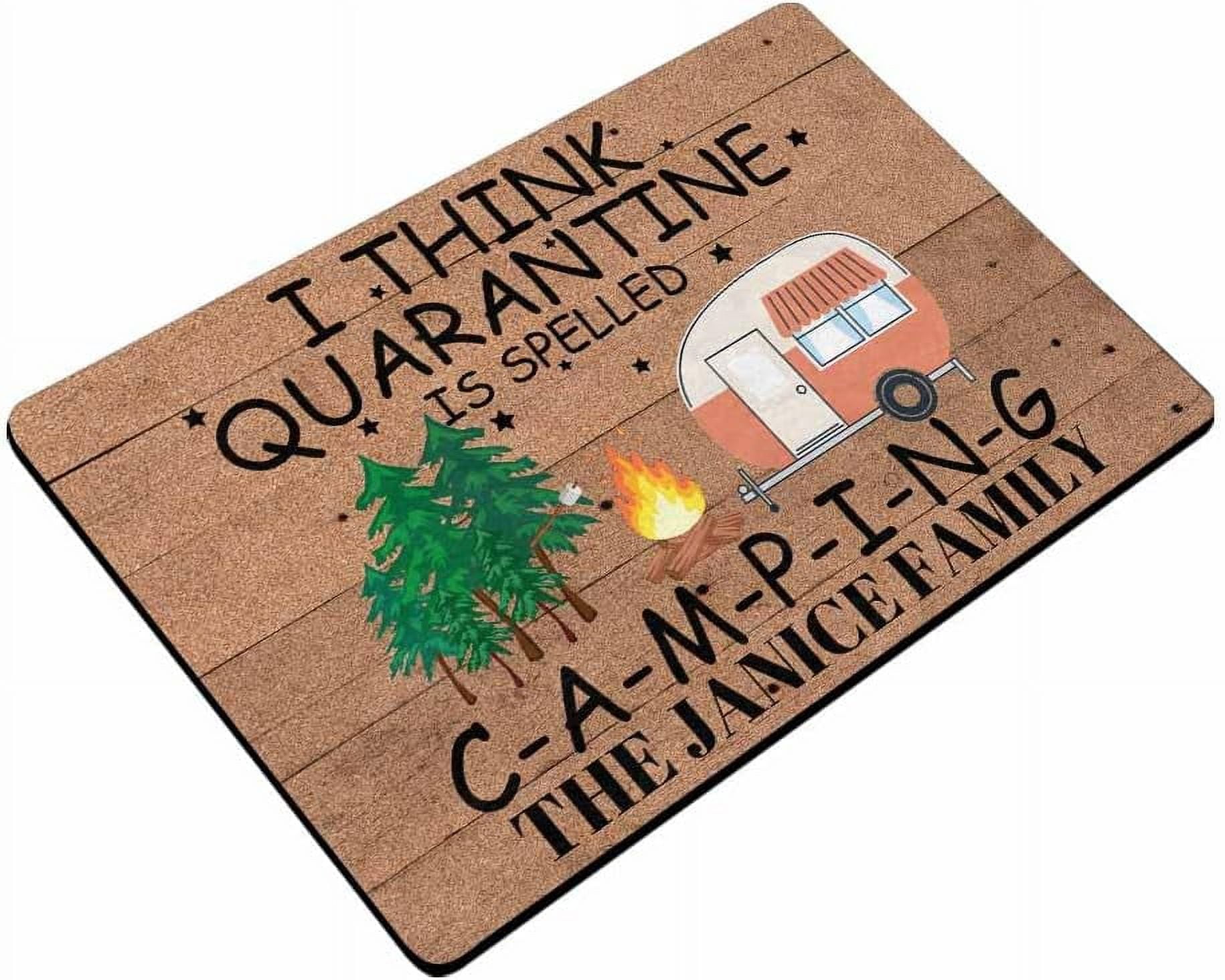 Personalized Camping Doormats Decorative Camper Mat RV Rugs For Indoor