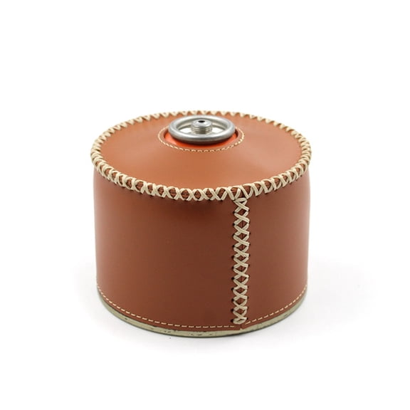 Personalized Camping Gas Cover, Genuine Leather Fuel Canister Protector, Camping Stove Gas Cover, Gas Canister Cover,Bushcraft Stove Cover,Leather Cover