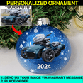 thumbnail image 1 of Personalized Canam Spyder Glitter Plastic Ornament, Canam Spyder Christmas tree décor, Canam Spyder custom photo ornament, Canam Spyder gift, 1 of 7