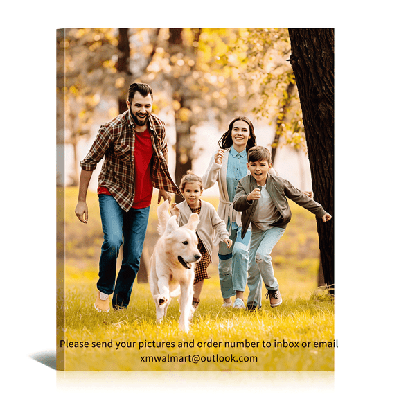 Personalized Canvas Prints With Your Photos 11" x 14" Framed Photographic Wall Art