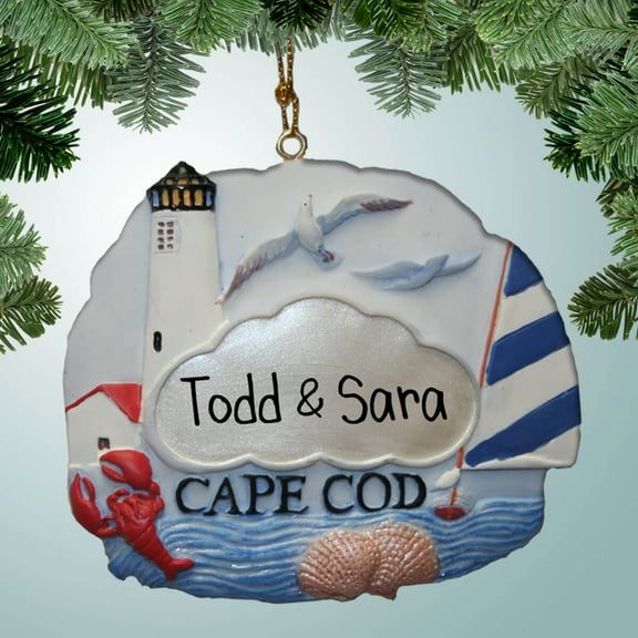 Personalized Cape Cod Ornament/Magnet Christmas Ornament - Massachusetts - Travel - New England - Vacation - Great Gift Ideas