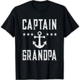 thumbnail image 1 of Personalized Captain Grandpa Boating Boat Owner Art T-Shirt, 1 of 4