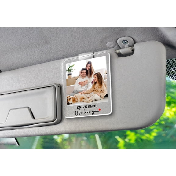 Personalized Car Visor Clip, Custom Gift for Mom, Dad, Boyfriend, or Girlfriend, Drive Safe Keepsake, Valentine's Day Gift