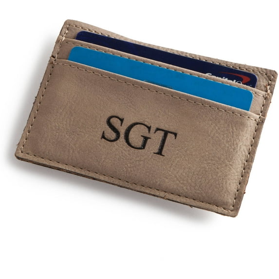 Personalized Card Case and Money Clip