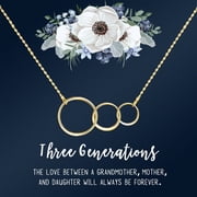 Personalized Card and Necklace Jewelry, Custom Card for Mothers Day Gift, Christmas Gift for Mother, Christmas Gift for Mom, with Gift Box and Ship Next Day