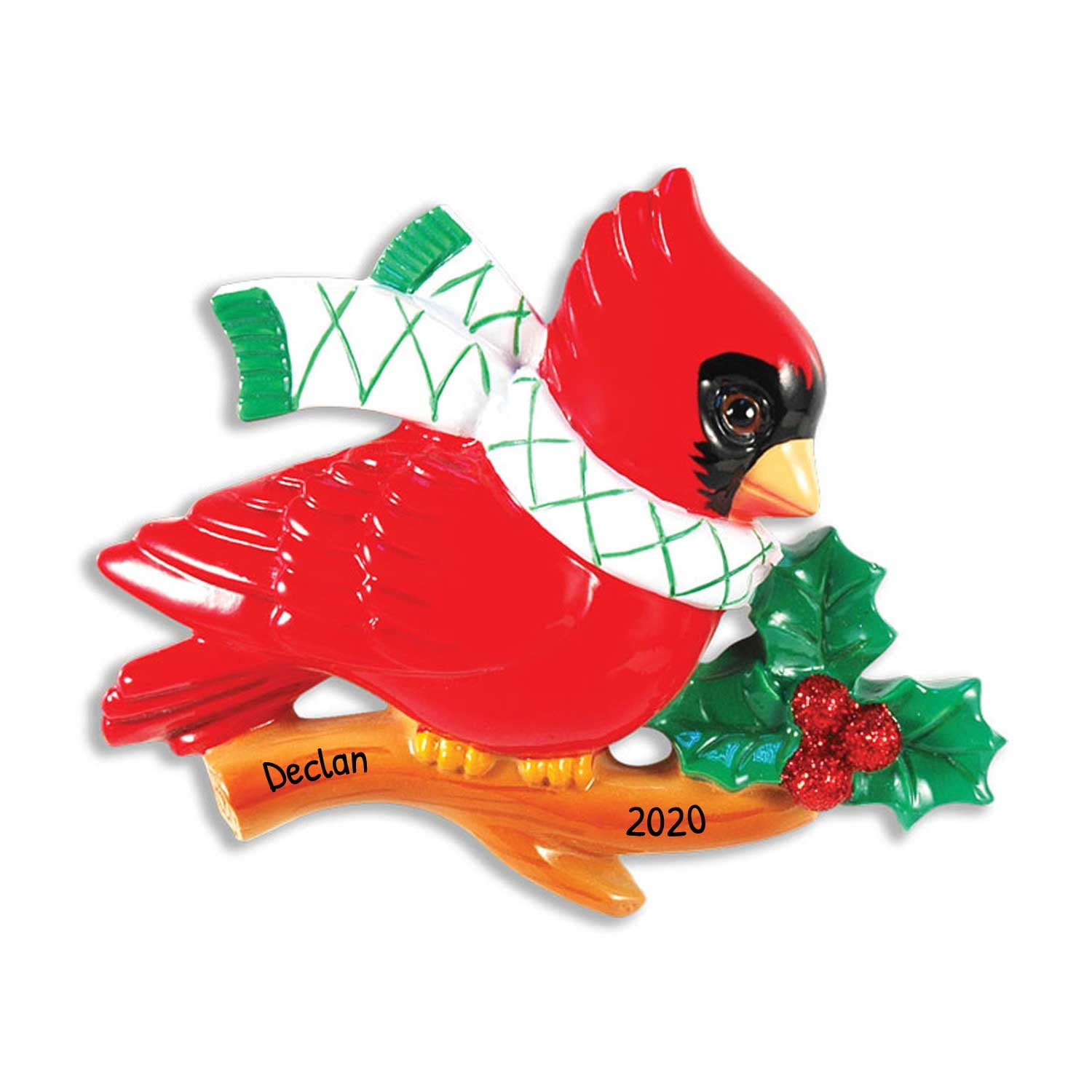 Personalized Cardinal Christmas Ornaments for Tree Red Cardinal Ornaments for Christmas Tree