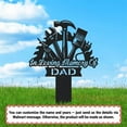 thumbnail image 1 of Personalized Carpenter Memorial Garden Stake – Custom Metal Grave Marker with Carpenter Tools – In Loving Memory Sign for Dad, Father, Grandpa – Outdoor Tribute for Father’s Day (6 inches), 1 of 10