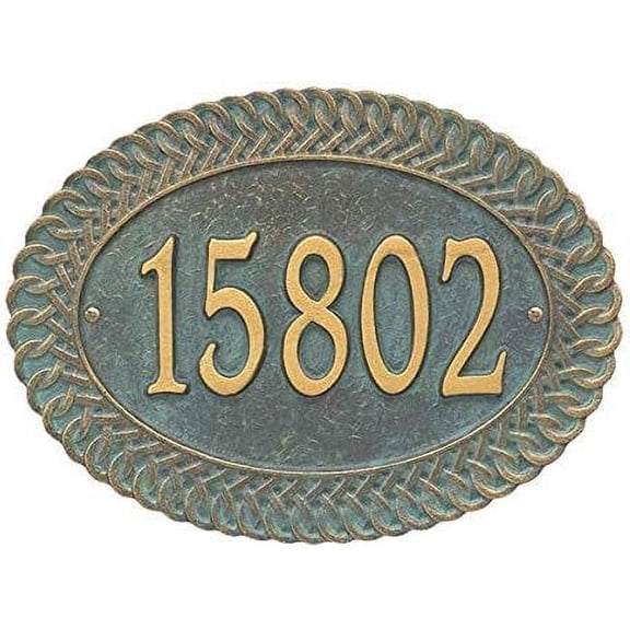 Personalized Cast Metal Address plaque