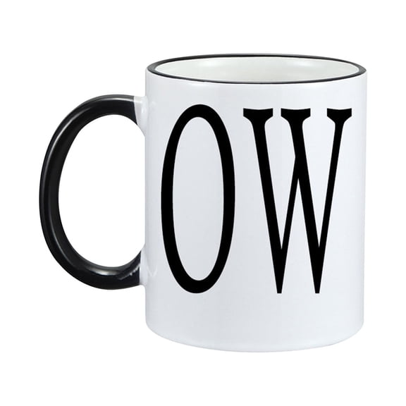 Personalized Ceramic Coffee Mug with Custom Text - Double-Sided Printed, Microwave & Dishwasher Safe - Unique Holiday, Birthday, Christmas, Mother’s Day Gift for Family, Friends, Him, Her J
