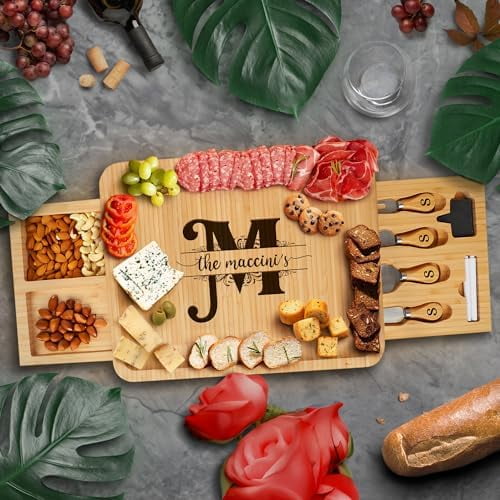 Personalized Walnut Wood Cutting Board, Gift For Couples, Anniversary, Engagemen