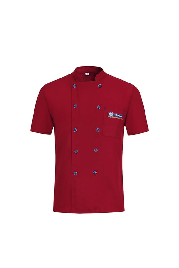 Personalized Chef Jacket Custom Chef Uniform Men's and Women's Work Shirt with Pockets Custom Chef Uniform Gift