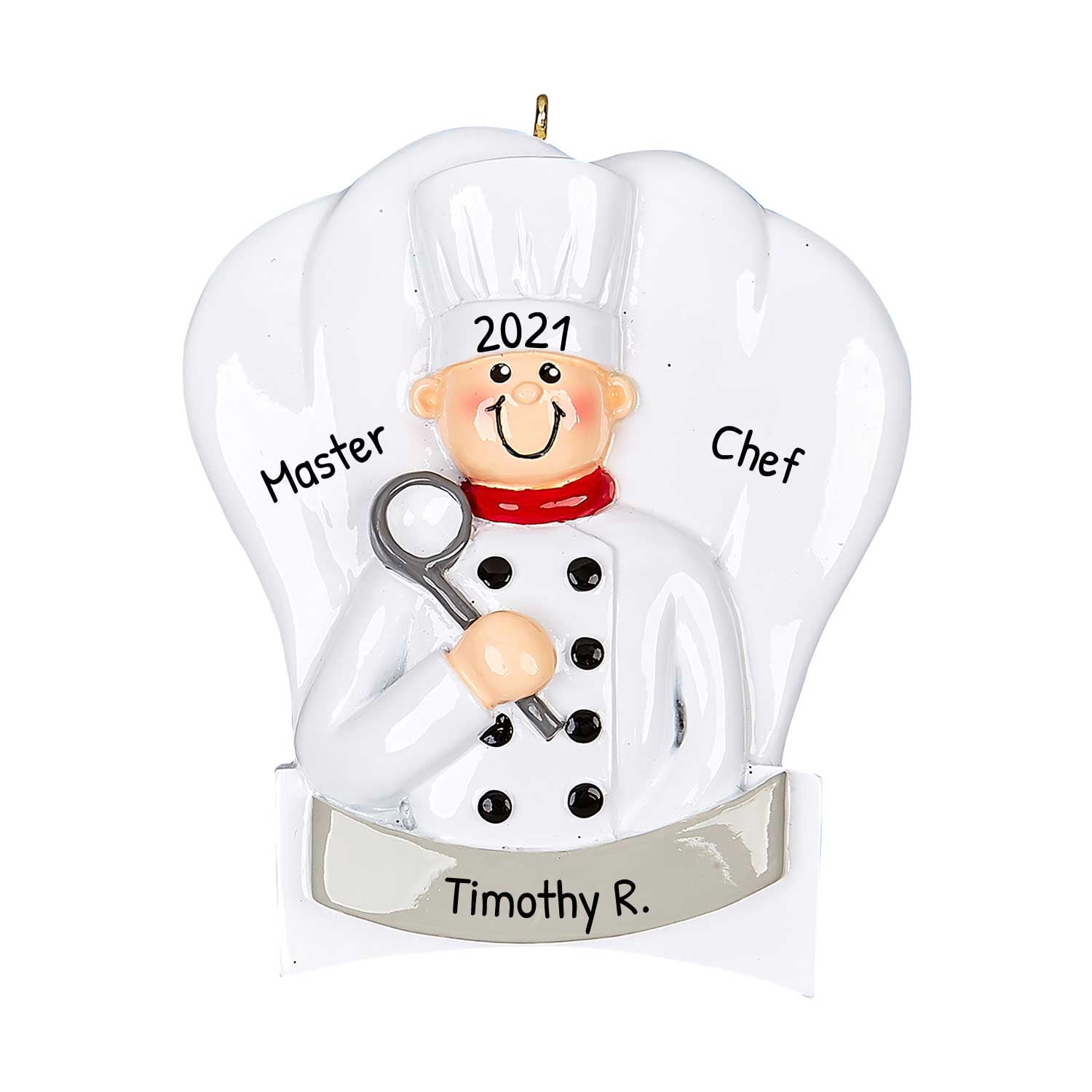 Personalized Chef Ornament Personalized Gifts for Aspiring Chefs