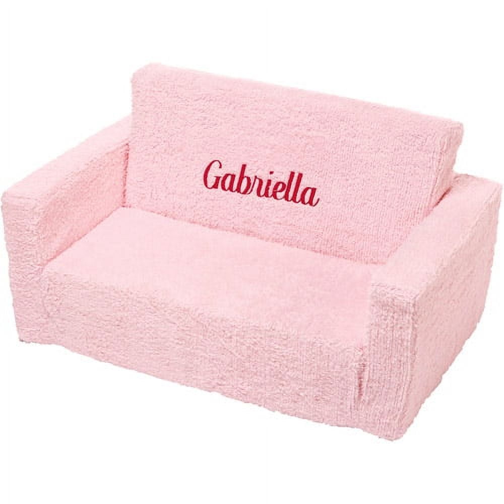 Personalized Child's Sofa Bed, Blue Denim