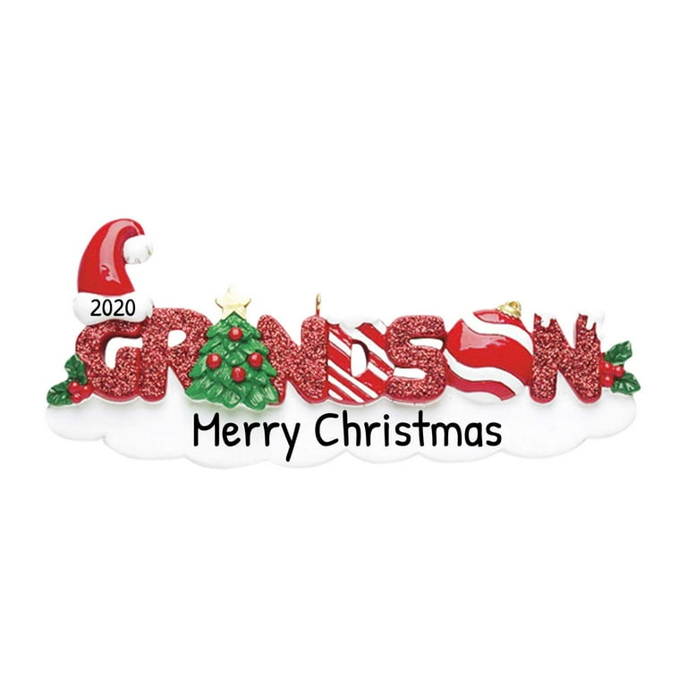 Grandsons First Christmas Ornament 2024 Images Buffy Coralie