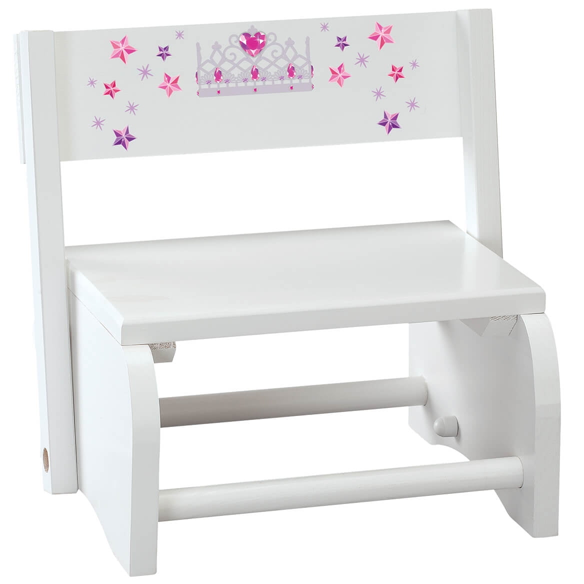 Personalized Children s White Princess Step Stool Walmart