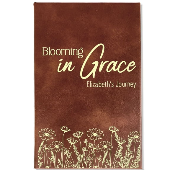 Personalized Christian Prayer Journal for Men & Women, Custom Engraved Name, Daily Devotional, Scripture Writing, Gratitude and Faith Gift