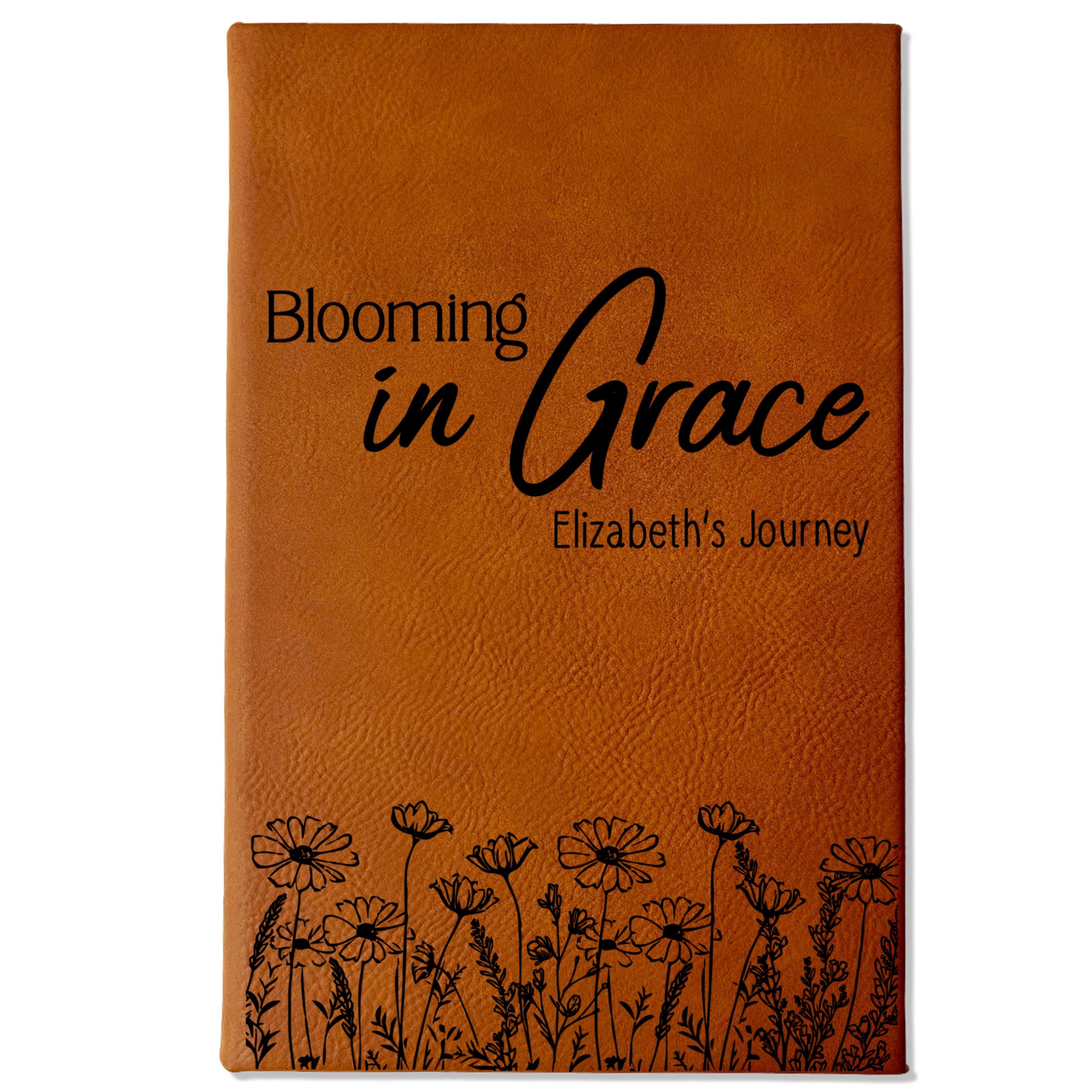 Personalized Christian Prayer Journal for Men & Women, Custom Engraved Name, Daily Devotional, Scripture Writing, Gratitude and Faith Gift