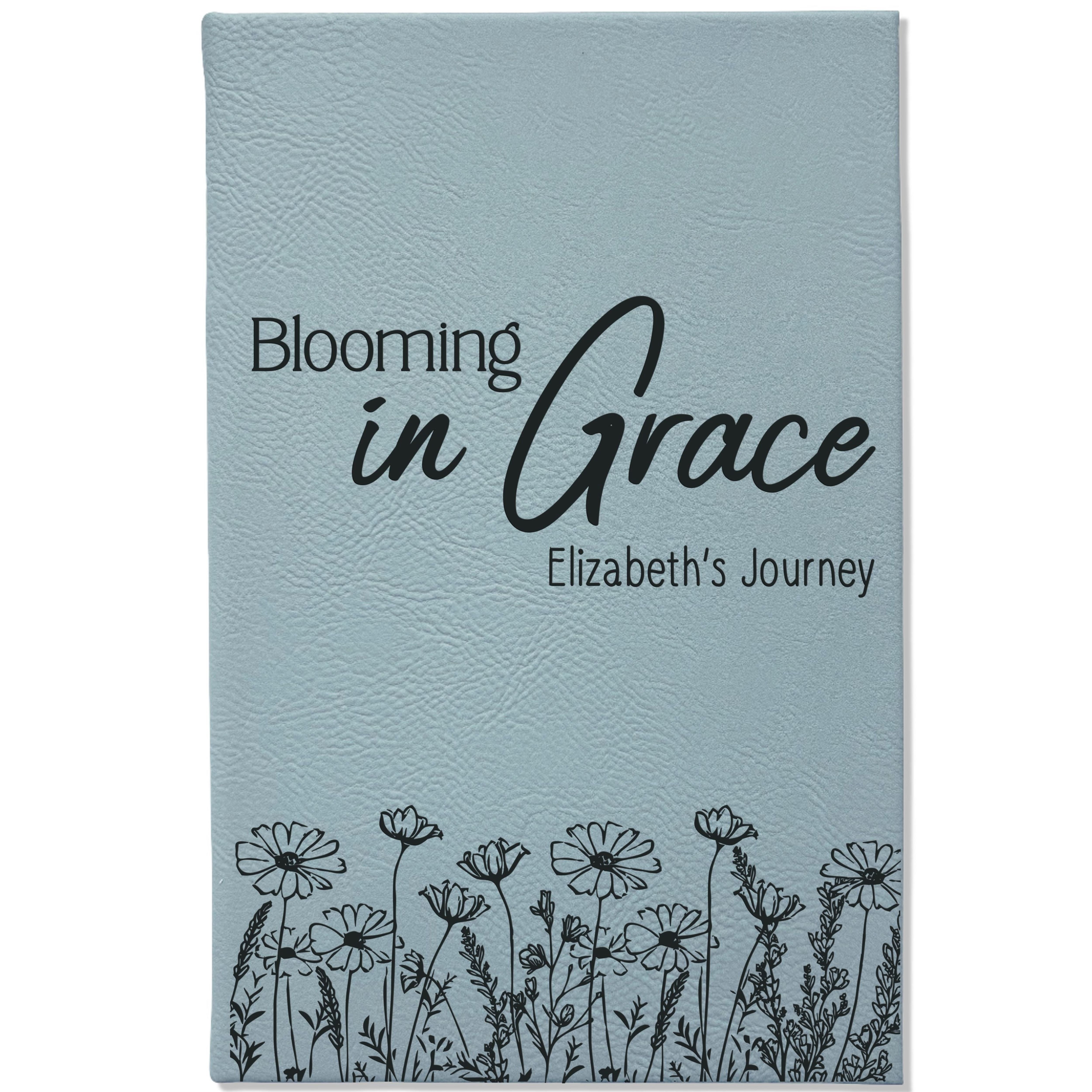 Personalized Christian Prayer Journal for Men & Women, Custom Engraved Name, Daily Devotional, Scripture Writing, Gratitude and Faith Gift