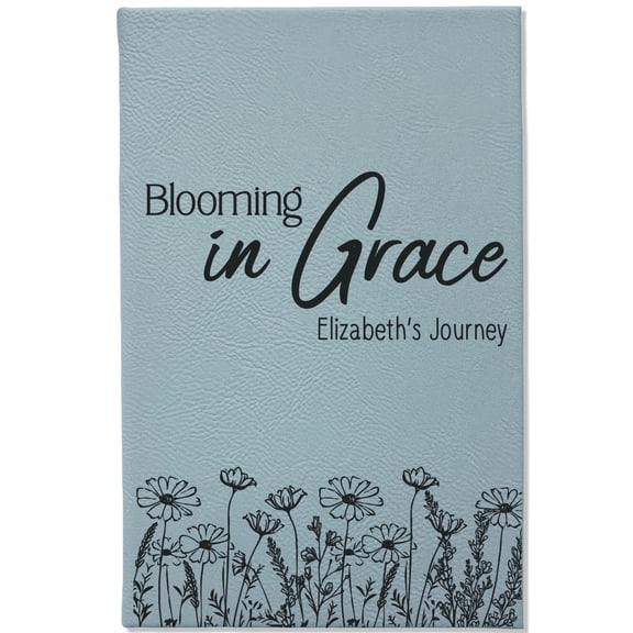Personalized Christian Prayer Journal for Men & Women, Custom Engraved Name, Daily Devotional, Scripture Writing, Gratitude and Faith Gift