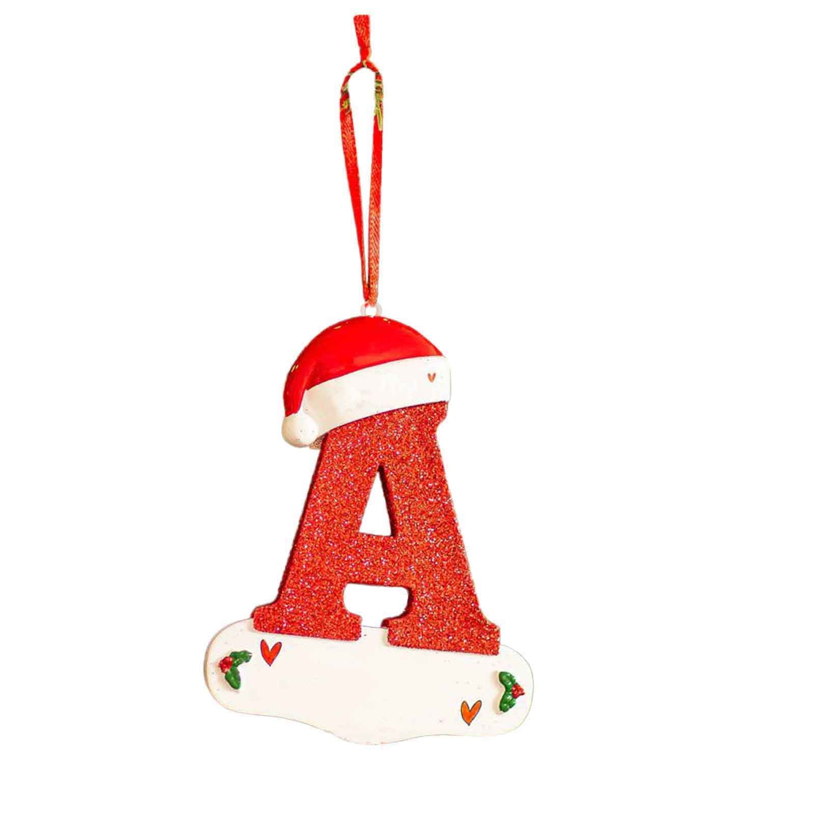 Personalized Christmas 26 Letter Ornaments Personalized Christmas Letter Decorations