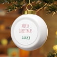 thumbnail image 1 of Personalized Christmas Ball Ornament - Customize with Name/ Text/ Picture, 1 of 4