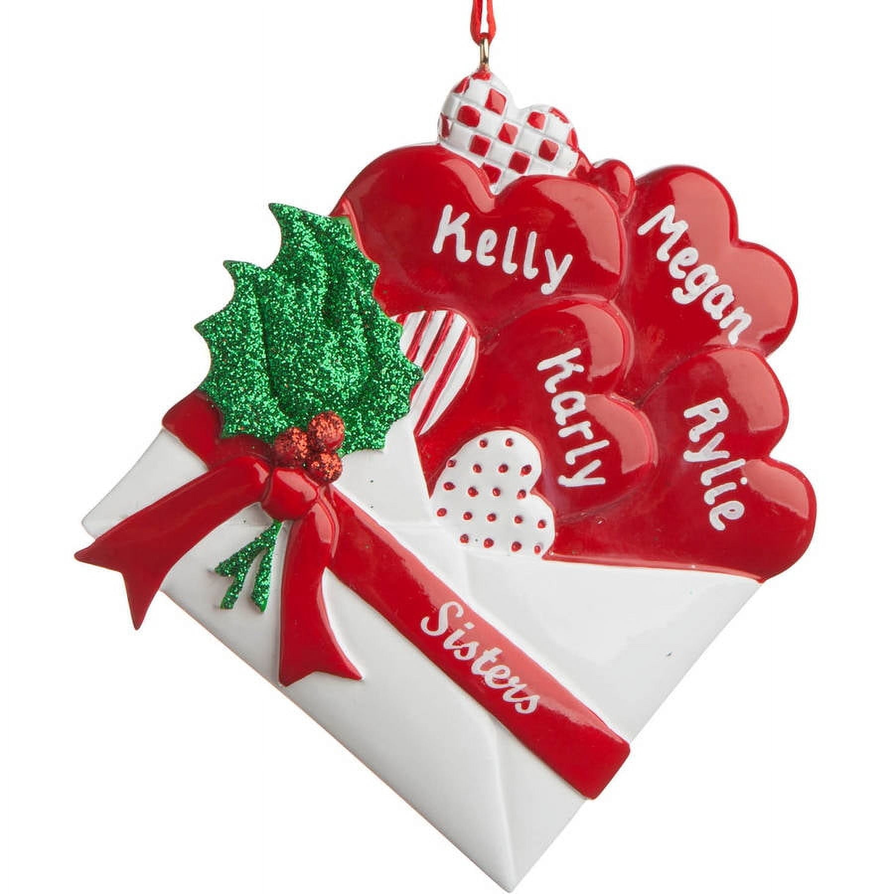 Personalized Christmas Ornament - 4 Sisters