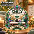 Personalized Christmas Ornament Floral Healing Hands Keepsake for ...