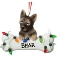 thumbnail image 1 of Personalized Christmas Ornament - German Shepard Dog Bone, 1 of 1