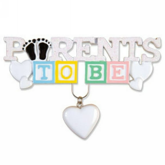 Personalized Christmas Ornament - Parents To Be/New Parents/We're Expecting/Baby On The Way