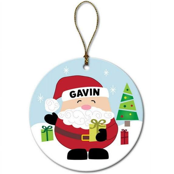 Personalized Christmas Ornament - Santa