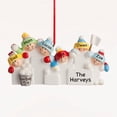 thumbnail image 1 of Personalized Christmas Ornament - Snowballs Family of 4, 1 of 1