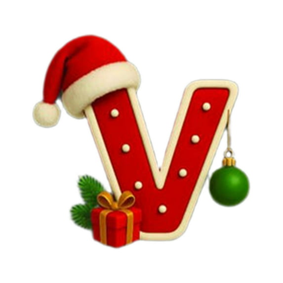 Personalized Christmas Ornaments - 26 Letter Acrylic Tree Pendants for Family Name Decor