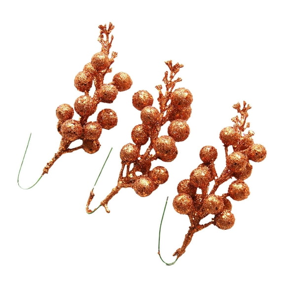 RXMEKW Personalized Christmas Ornaments Colorful Artificial Berry Branch Pendants, Christmas Tree Props