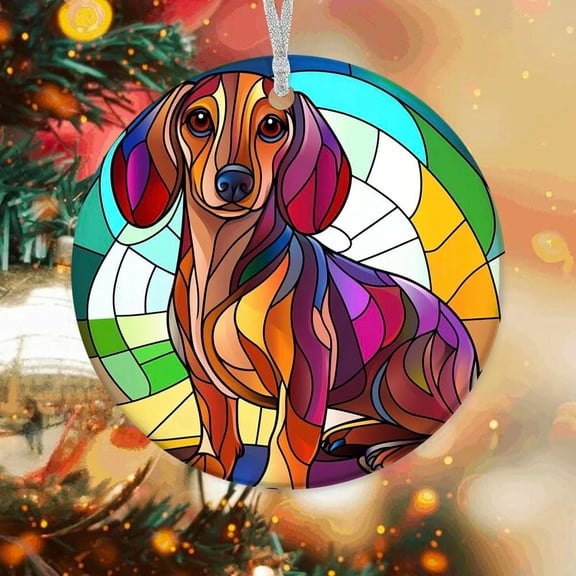 Personalized Christmas Ornaments Daschund, Daschund Ornament, Daschund Decor, Daschund for Trees hYXVIe (Daschund 5)