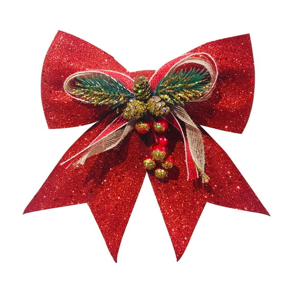 RXMEKW Personalized Christmas Ornaments Large 3D Christmas Bows, Decorative Hangings For Hotels, Malls, And Walls