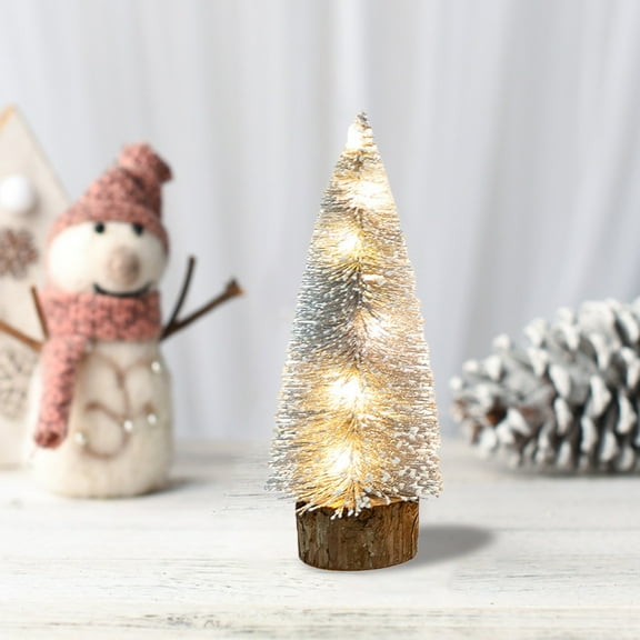 RXMEKW Personalized Christmas Ornaments Led Illuminated Mini Christmas Trees, Christmas Tree Decorations, Christmas Tree Table Decorations, Scene Arrangements, Door Decorations