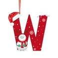 thumbnail image 1 of Personalized Christmas Ornaments Personalized 26 Letter Ornaments for Christmas Tree ，2025 Custom Christmas Ornament Christmas Decoration, Gift for Kids(W), 1 of 6