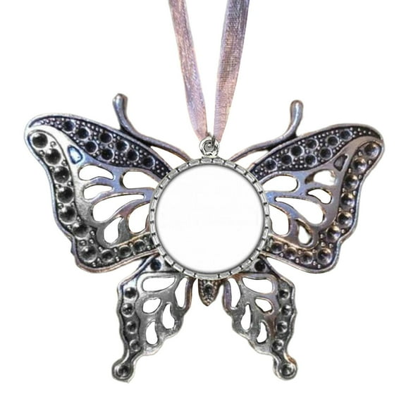 Personalized Christmas Photo Frame Ornament, Memorial Keepsake Pendant for Tree, Customizable In Memory Decor with Transfer Sticker, Heartfelt Holiday Remembrance Gift