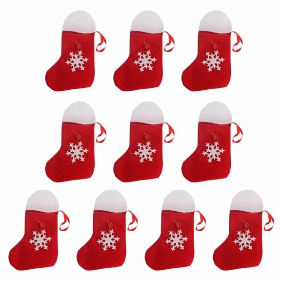 Personalized Christmas Stocking Customizable Ornament Holder for Holiday Decorations Candy Gift Packaging Bags Supplies