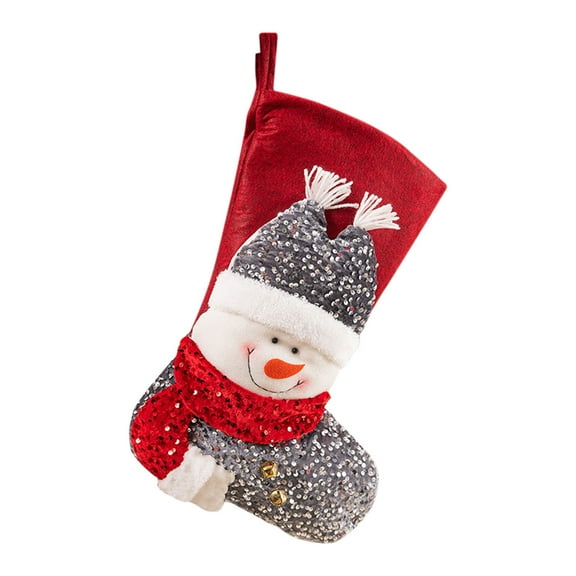Personalized Christmas Stocking – Velvet Embroidered Mantel Stocking with Sequins, Faux Fur Cuff & Hidden Pocket – Custom Name Holiday Decor with Keepsake Ornament