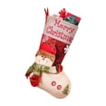 thumbnail image 1 of Personalized Christmas Stocking – Velvet Embroidered Mantel Stocking with Sequins, Faux Fur Cuff & Hidden Pocket – Custom Name Holiday Decor with Keepsake Ornament, 1 of 5