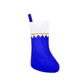 thumbnail image 1 of Personalized Christmas Stockings,1 Pack 14" White With Gold Trim Velvet Custom Christmas Stockings with Tassel for Farmhouse Holiday Fireplace Hanging Xmas Decorations for Family(Blue), 1 of 9