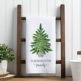 thumbnail image 1 of Personalized Christmas Tree Waffle Style Tea Towel, 1 of 1