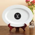 thumbnail image 1 of Personalized Circle Initial Platter, 1 of 1