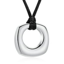 Personalized Circle of Life Urn Necklace for Ashes Engraved Keepsake Urn Jewelry Stainless Steel Memorial Ashes Necklace Ash Holder for Human Pets