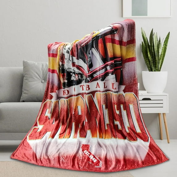 Personalized City Blanket, Football Gifts, Gifts for Football Players/Lovers, Gifts for Who Loves Football Blanket 60x50 Inch
