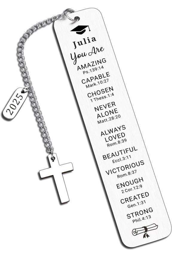 Personalized Class of 2025 Christian Graduation Gifts Bulk for Her Him Custom Name Graduation for Her  Women Kindergarten College Graduation End of Year Students Gifts Bulk for Her