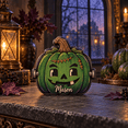 Personalized Classic Monster Pumpkin Wooden Block 3 Layer Halloween ...