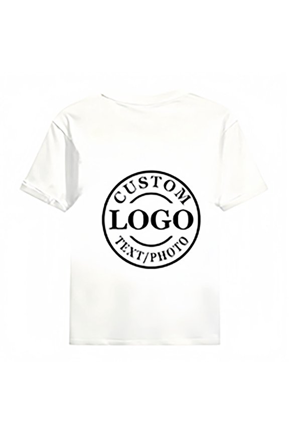Personalized Coach Work Identity T-Shirt Custom Name Logo Photo Daily Wear Tee