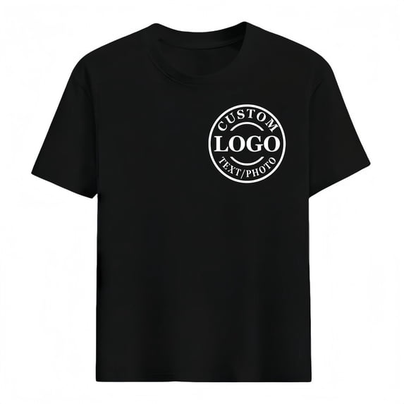 Personalized Coach Work Identity T-Shirt Custom Name Logo Photo Daily Wear Tee
